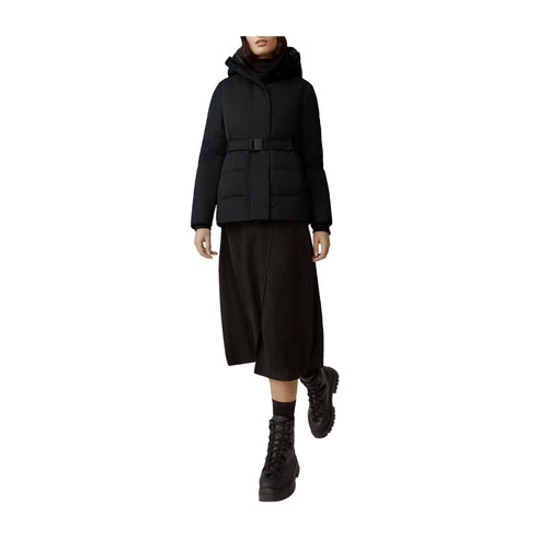 Canada Goose Piumino corto Piumino Donna McKenna con cinta Nero A24 - CANADA GOOSE3852WB - 61 - XS - Francavilla Moda
